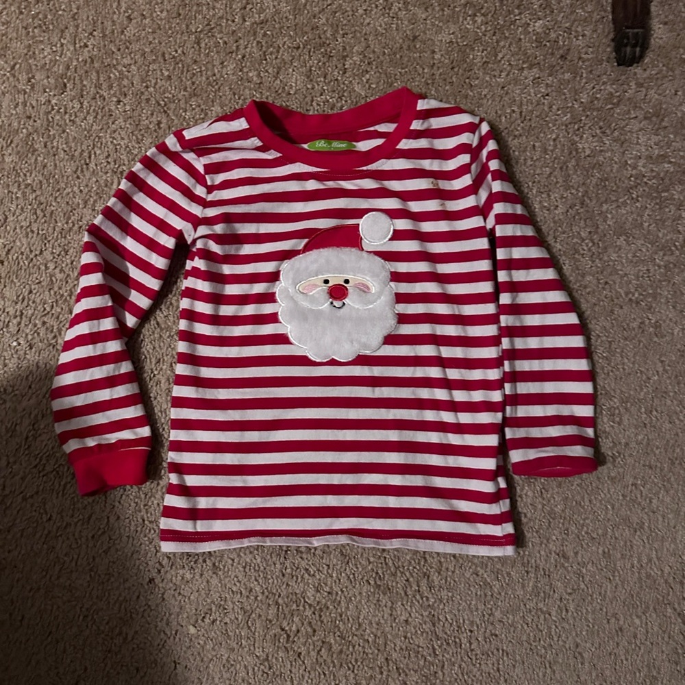 Be Mine Santa Claus top 
Worn once 
Size 5